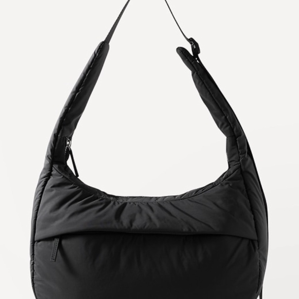 Athleta All About Medium Black Hobo Bag